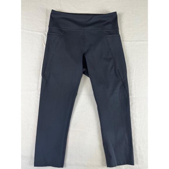 Fila Sport Women's Leggings Medium Dark Gray Polyester Spandex Athletic - Picture 1 of 7